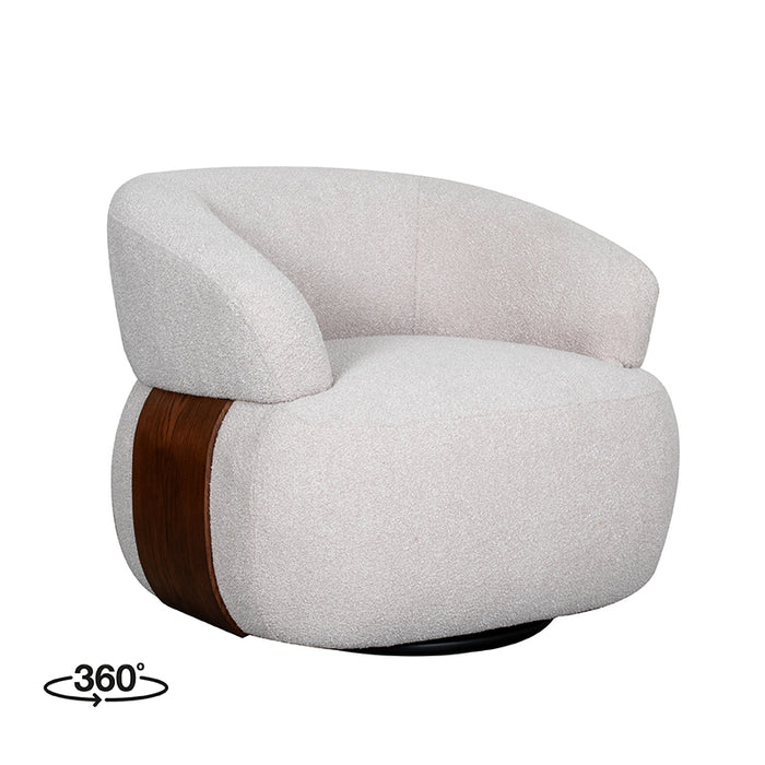 Fauteuil Valenza Naturel Boucle #3 84x81x75 cm-Fauteuils-LABEL51