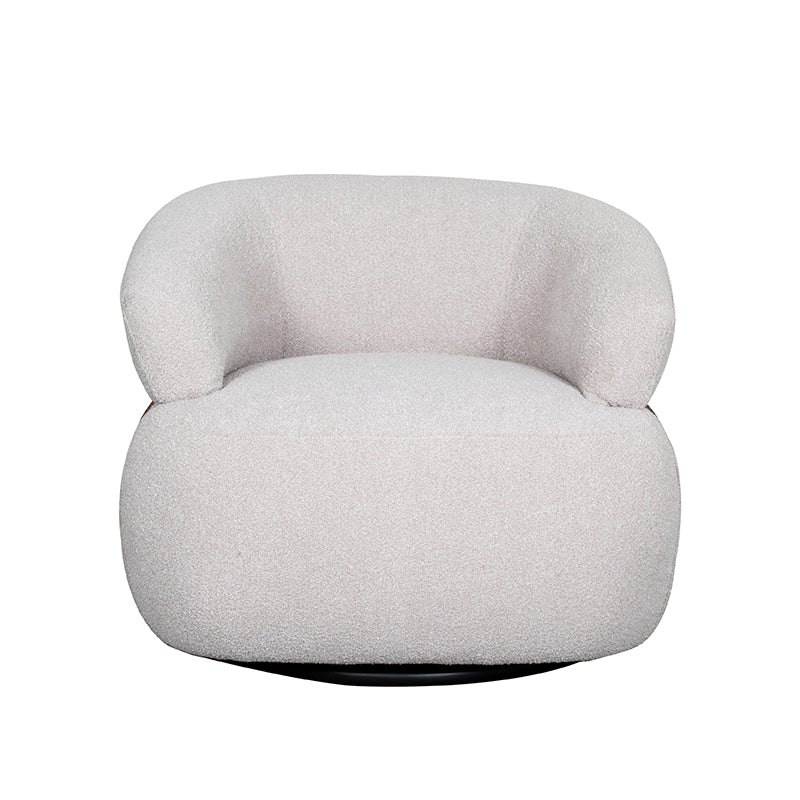 Fauteuil Valenza Naturel Boucle #3 84x81x75 cm-Fauteuils-LABEL51