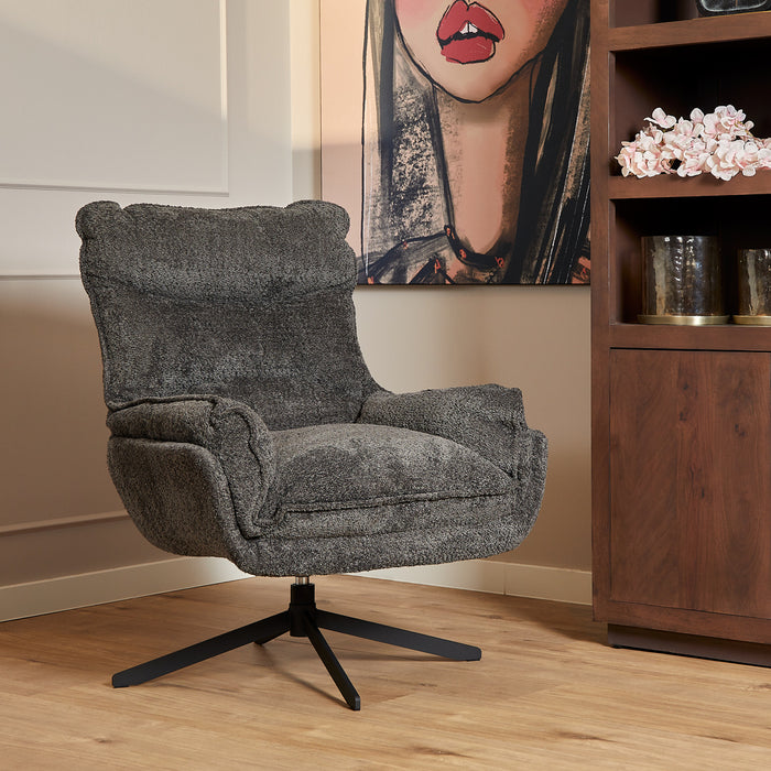 Fauteuil Vera - Donker Grijs-Fauteuils-Starfurn