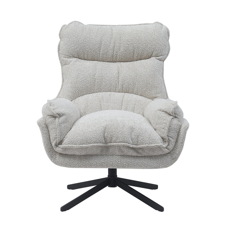 Fauteuil Vera Wit Metaal 115 cm 115x83x59 cm-Fauteuils-Starfurn