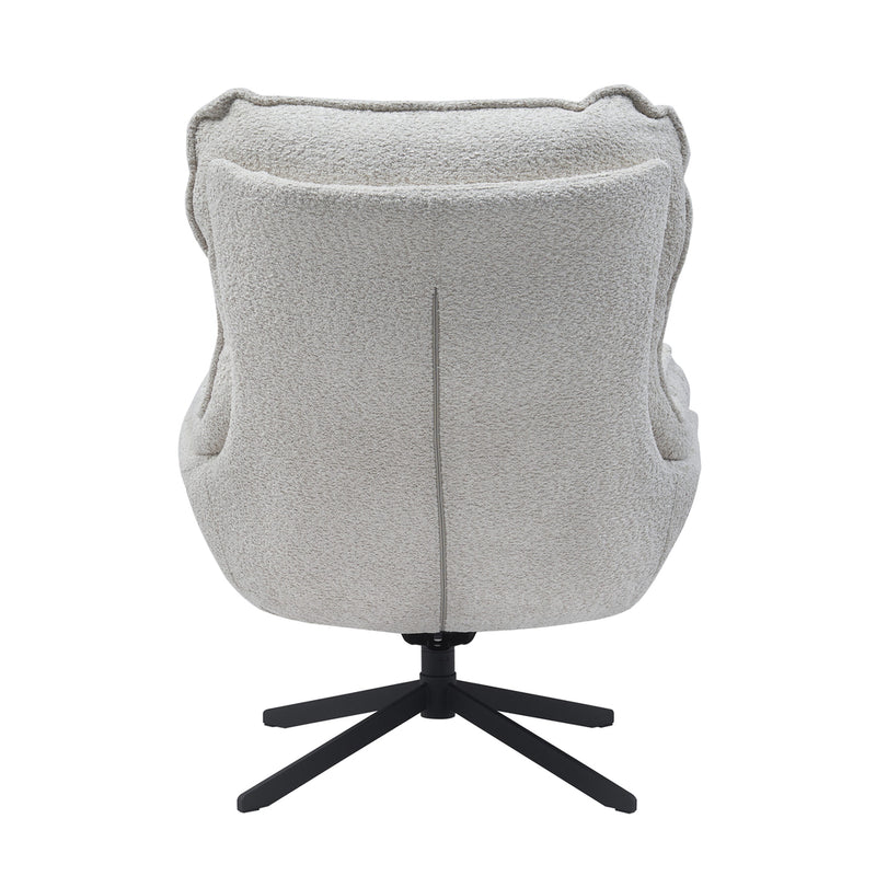 Fauteuil Vera Wit Metaal 115 cm 115x83x59 cm-Fauteuils-Starfurn