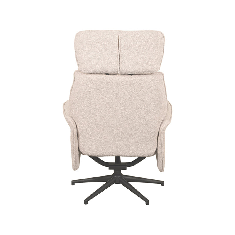 Fauteuil Verdal Naturel Boucle Excl. Hocker 77x79x109 cm-Fauteuils-LABEL51