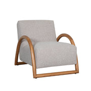 Fauteuil Viggo Naturel Boucle Naturel Houten Frame 70x90x74 cm-Fauteuils-LABEL51