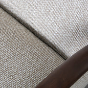Fauteuil Viggo Naturel Boucle Walnoot Houten Frame 70x90x74 cm-Fauteuils-LABEL51