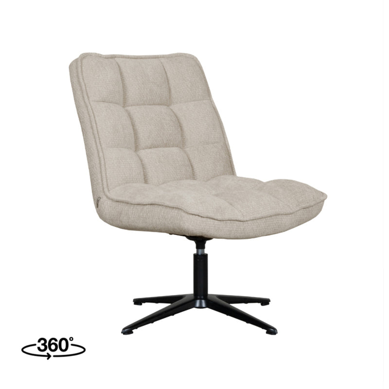 Fauteuil Vince Clay Chenille 63 cm 63x74x91 cm-Fauteuils-LABEL51