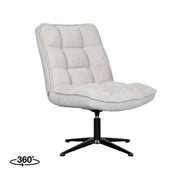 Fauteuil Vince Naturel Chenille - 63x74x91 cm-Fauteuils-LABEL51