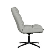 Fauteuil Vince Stone Chenille - 63x74x91 cm-Fauteuils-LABEL51
