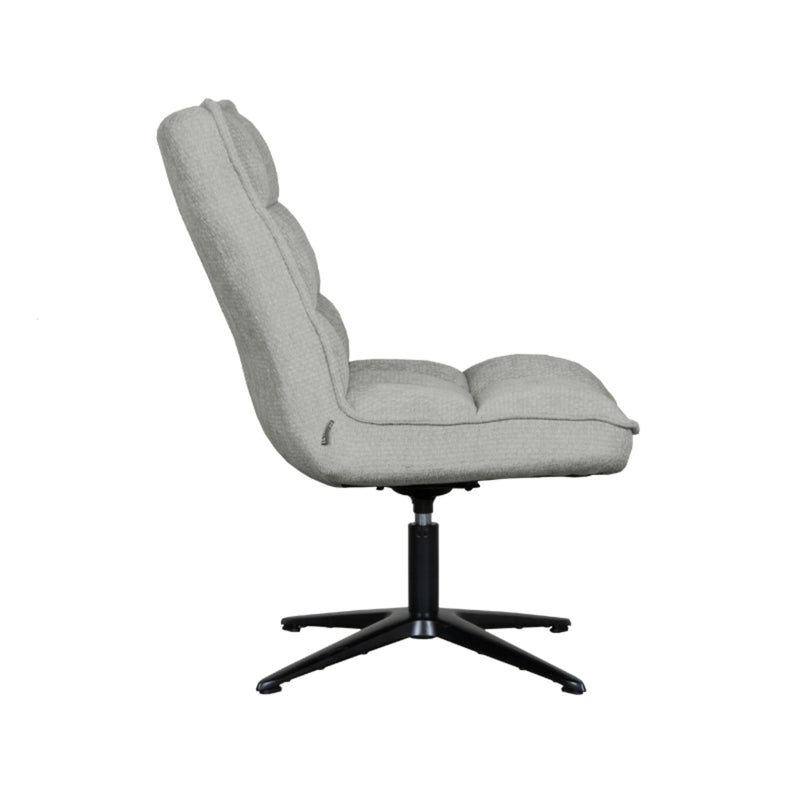 Fauteuil Vince Stone Chenille - 63x74x91 cm-Fauteuils-LABEL51
