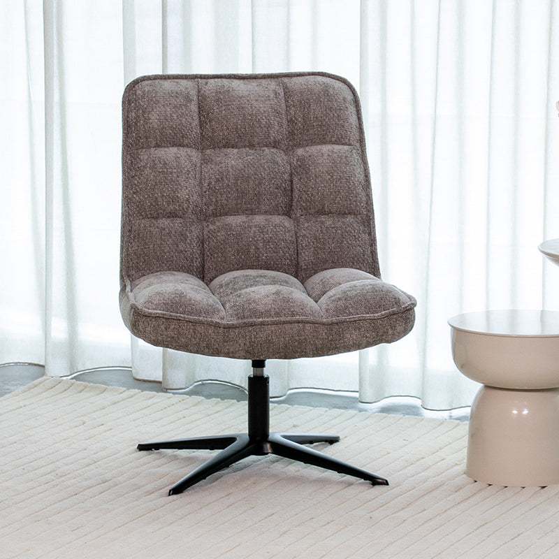 Fauteuil Vince Stone Chenille - 63x74x91 cm-Fauteuils-LABEL51