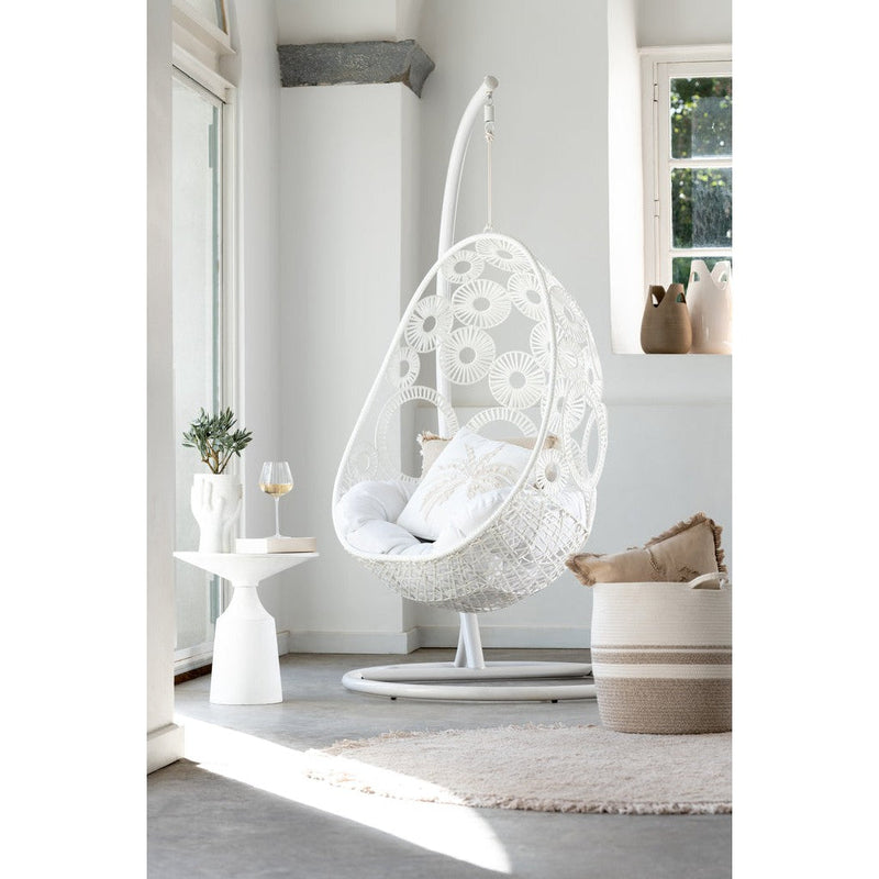 Fauteuil Wit Cloth 103 cm 103x113x197 cm-Kussens-J-Line