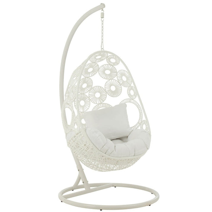 Fauteuil Wit Cloth 103 cm 103x113x197 cm-Kussens-J-Line