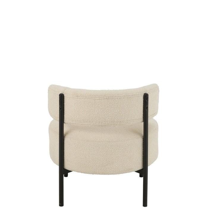 Fauteuil Wit Multiplex 62 cm-Fauteuils-J-Line