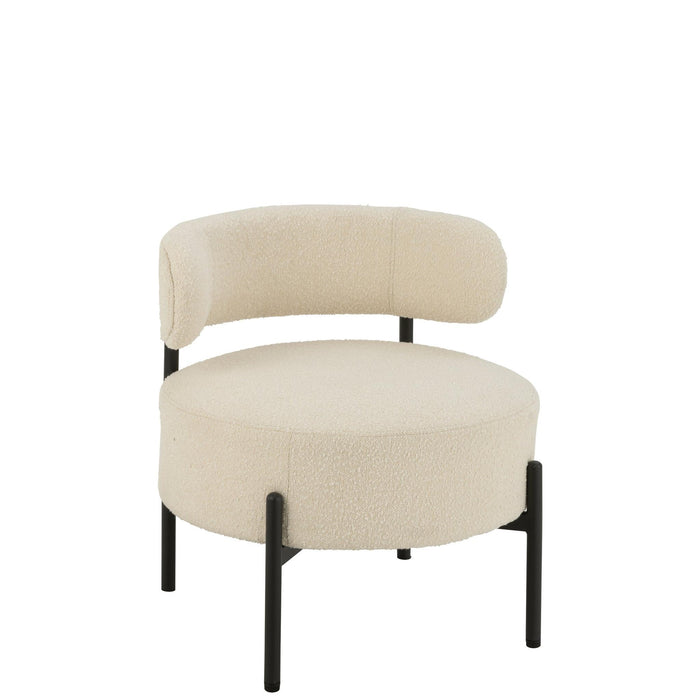 Fauteuil Wit Multiplex 62 cm-Fauteuils-J-Line