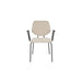 Fauteuil Zelo Polyester Beige 59x60 cm-Eetkamerstoelen-Creating Home