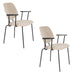 Fauteuil Zelo Polyester Beige 59x60 cm-Fauteuils-Creating Home