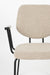 Fauteuil Zelo Polyester Beige 59x60 cm-Fauteuils-Creating Home