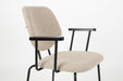 Fauteuil Zelo Polyester Beige 59x60 cm-Fauteuils-Creating Home