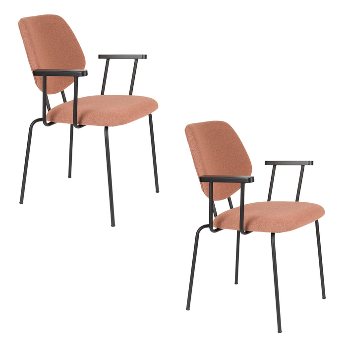 Fauteuil Zelo Polyester Roze 59x60 cm-Fauteuils-Creating Home