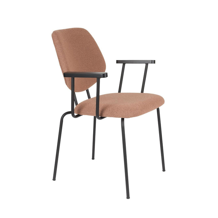 Fauteuil Zelo Polyester Roze 59x60 cm-Fauteuils-Creating Home