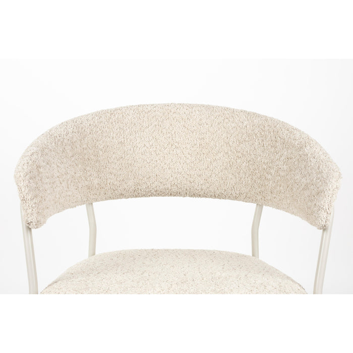 Fauteuil Zeri Off-White-Eetkamerstoelen-Creating Home
