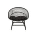 Fauteuil Zwart Cloth 82 cm 82x118x78 cm-Kussens-J-Line