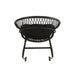 Fauteuil Zwart Cloth 82 cm 82x118x78 cm-Kussens-J-Line