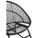 Fauteuil Zwart Cloth 82 cm 82x118x78 cm-Kussens-J-Line