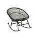 Fauteuil Zwart Cloth 82 cm 82x118x78 cm-Kussens-J-Line