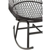 Fauteuil Zwart Cloth 82 cm 82x118x78 cm-Kussens-J-Line