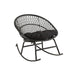 Fauteuil Zwart Cloth 82 cm 82x118x78 cm-Kussens-J-Line