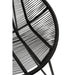 Fauteuil Zwart Kunststof 65 cm 65x56x67 cm-Fauteuils-J-Line
