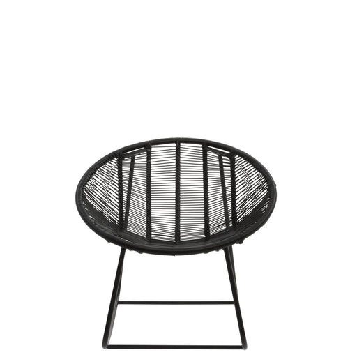 Fauteuil Zwart Kunststof 65 cm-Fauteuils-J-Line