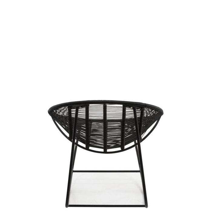Fauteuil Zwart Kunststof 65 cm-Fauteuils-J-Line