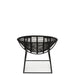 Fauteuil Zwart Kunststof 65 cm-Fauteuils-J-Line