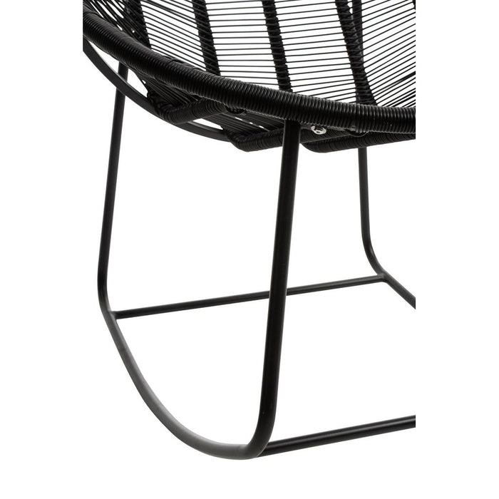 Fauteuil Zwart Kunststof 65 cm-Fauteuils-J-Line