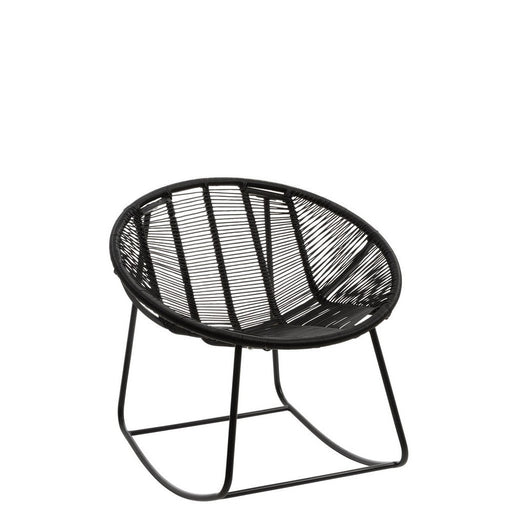 Fauteuil Zwart Kunststof 65 cm-Fauteuils-J-Line