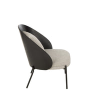 Fauteuil Zwart Polyester 72 cm 71.8x77.4x81.8 cm-Fauteuils-J-Line