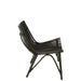 Fauteuil Zwart Rotan 80 cm 80x77x84 cm-Fauteuils-J-Line