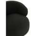 Fauteuil Zwart Schuim Rond 85 cm 85x82x72.5 cm-Fauteuils-J-Line