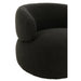 Fauteuil Zwart Schuim Rond 85 cm-Fauteuils-J-Line