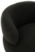 Fauteuil Zwart Schuim Rond 85 cm-Fauteuils-J-Line