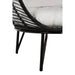 Fauteuil Zwart Staal Ovaal 110 cm-Fauteuils-J-Line
