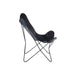 Fauteuil Zwart ijzer 65 cm 65x92x90 cm-Fauteuils-J-Line