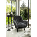 Fauteuils Donny Anthracite Fauteuil Zwart Wooden Legs-Fauteuils-PTMD