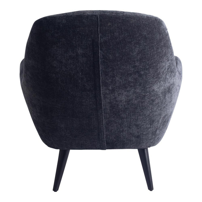 Fauteuils Donny Anthracite Fauteuil Zwart Wooden Legs-Fauteuils-PTMD