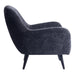 Fauteuils Donny Anthracite Fauteuil Zwart Wooden Legs-Fauteuils-PTMD