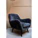 Fauteuils Donny Anthracite Fauteuil Zwart Wooden Legs-Fauteuils-PTMD
