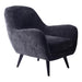 Fauteuils Donny Anthracite Fauteuil Zwart Wooden Legs-Fauteuils-PTMD