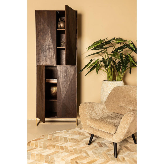 Fauteuils Donny Crème Fauteuil Zwart Houten-Fauteuils-PTMD