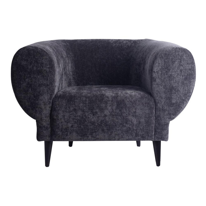 Fauteuils Elefan Anthracite Fauteuil Rond Armrest-Fauteuils-PTMD